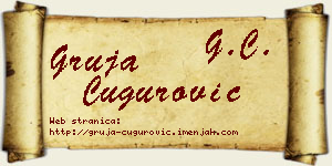 Gruja Čugurović vizit kartica